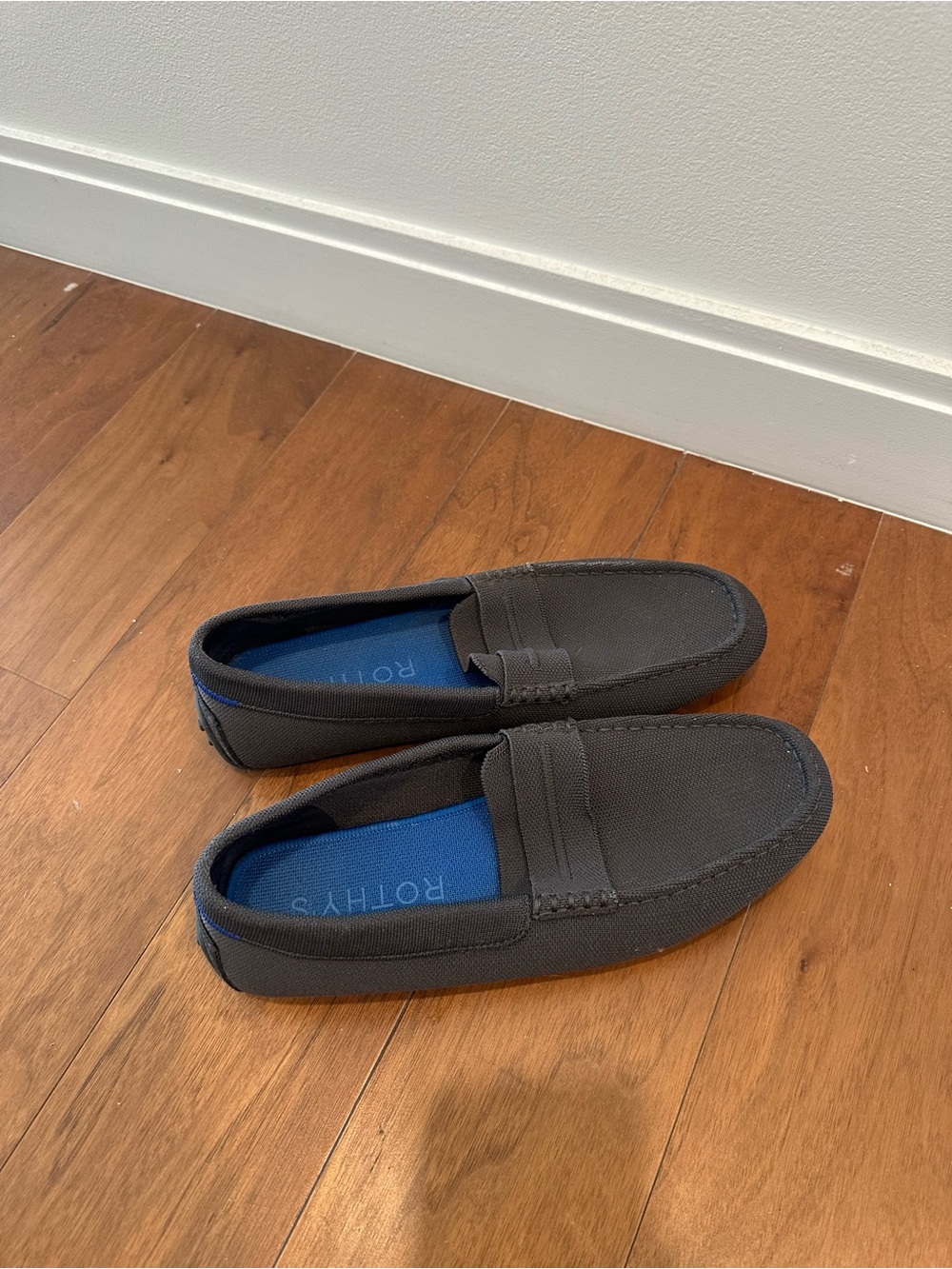 Rothy's Men's Charcoal Gray Slip-On Loafers